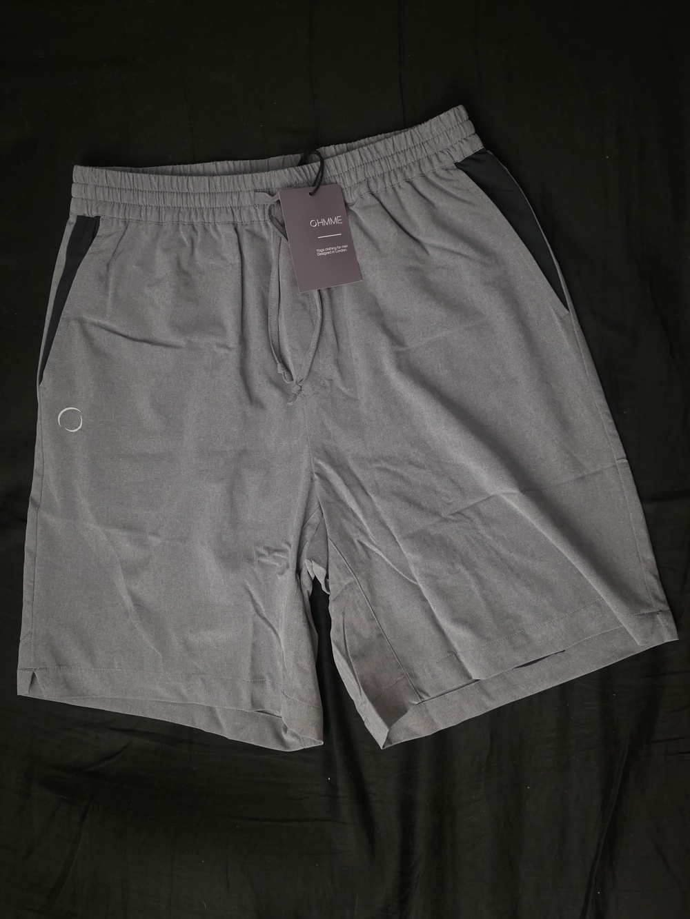 Warrior II Performance Athletic Shorts in Gray with Black Contrast Pockets